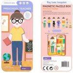 MierEdu Cestovní magnetické puzzle učitelka – Zboží Mobilmania