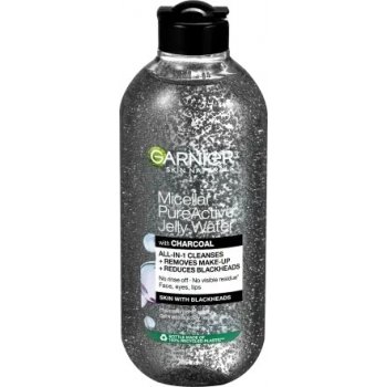 Garnier Pure Active Gelová Micelálrní voda s aktivním uhlím 400 ml