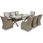 Garden Point polyratanový zahradní obchod London pro 8 cappuccino GAP433-8 – Zboží Dáma