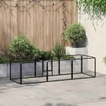 vidaXL Ohrádka pro psy 8 panelů ocelová 60 x 80 cm – Sleviste.cz
