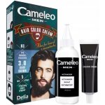 Cameleo Men Hair Color Cream 3.0 Tmavě hnědá barva na vousy a knír 30 ml – Zboží Dáma