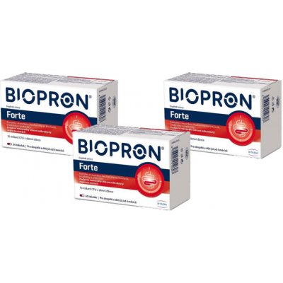 Biopron Forte probiotika + prebiotika na cesty nebo při průjmu 3 x 60 tobolek – Hledejceny.cz