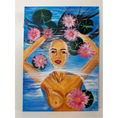 Obraz malba na plátno - Ženin nádech