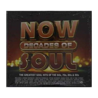Now Decades Of Soul Various - Now Decades Of Soul - The Greatest Hits Of The 60s, 70s, 80s And 90s CD – Zboží Mobilmania