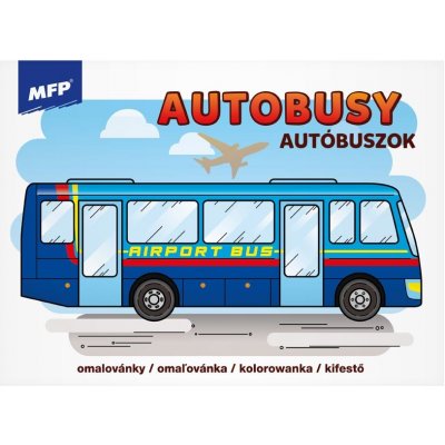MFP omalovánky Autobusy – Zboží Mobilmania