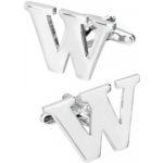 Knoflickarna.CZ manžetové knoflíčky písmeno W – Zboží Dáma