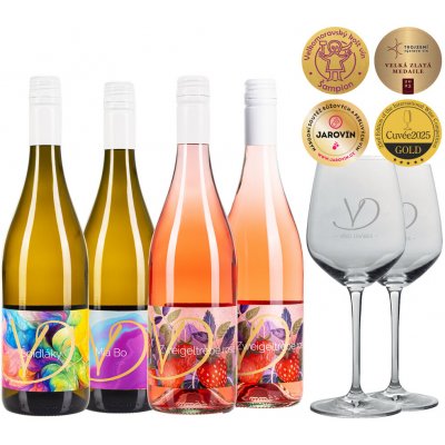 Víno Drábek Zimní karton 2025 10,5%-11,5% 4 x 0,75 l (karton) – Sleviste.cz