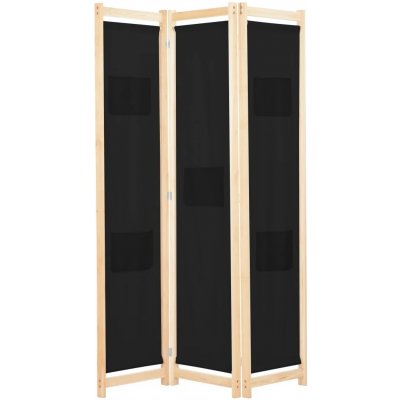 vidaXL Paraván 248183 120 x 170 cm černý – Zboží Dáma