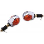 SHIN YO moto blinkry do konců řidítek OCHSENAUGE chrom oranžové sklo – Sleviste.cz