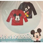 Disney Kojenecké licenční tričko Mickey Mouse 2ks – Zboží Dáma