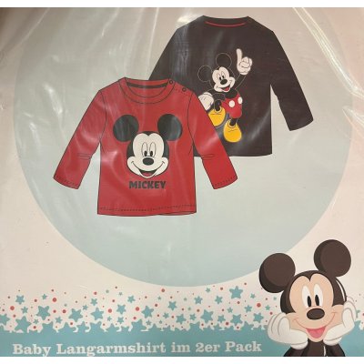 Disney Kojenecké licenční tričko Mickey Mouse 2ks – Zboží Mobilmania