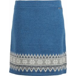 Skhoop zimní vlněná sukně Scandinavian Knee blue denim