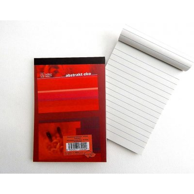 Papírny Brno Blok poznámkový A6 linka šitý 50 listů – Sleviste.cz