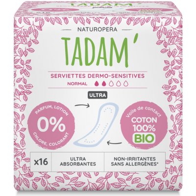 Tadam Dámské vložky z BIO bavlny Normal 16 ks – Zboží Mobilmania