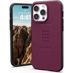 Pouzdro UAG Civilian MagSafe, bordeaux - iPhone 15 Pro