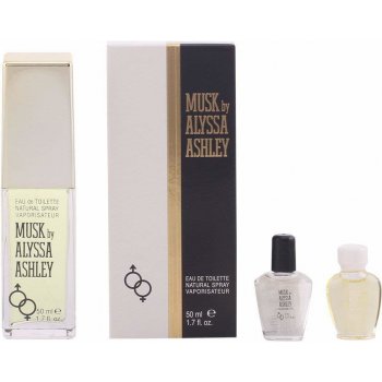 Alyssa Ashley Musk EDT 50 ml + Musk oil 5 ml + White Musk oil 5 ml dárková sada