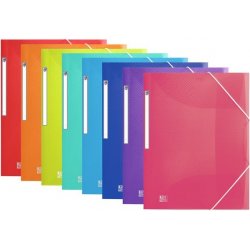 OXFORD Tříchlopňové desky Urban PP A4 mix barev
