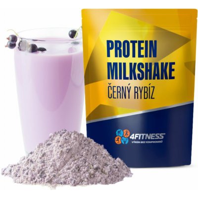 4Fitness Protein Milkshake černý rybíz 1 kg – Zboží Dáma