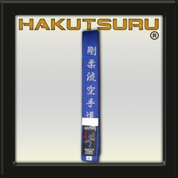 Hakutsuru Equipment Soutěžní Opasek Mistrovský Goju-Ryu Karate-Do - Modrý