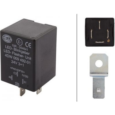 Přerušovač blinkru HELLA 4DW 009 492-011 – Hledejceny.cz