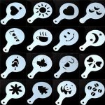 DAALO Šablony na kávu 16 ks/sada – Zboží Dáma