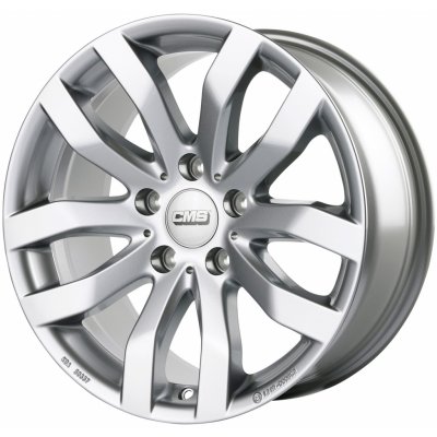 CMS C22 6x15 5x112 ET43 silver – Zboží Mobilmania