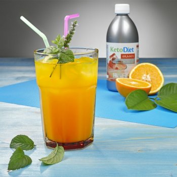 KetoDiet Low Carb sirup orange 0,5 l