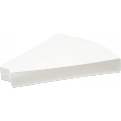 Dalap Koleno pro čtyřhrané potrubí 45st. horizontální 308 x 29 mm PVC – Hledejceny.cz