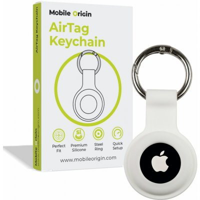 Mobile Origin AirTag klíčenka Bílá FRL-ATKC-WHT – Hledejceny.cz