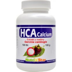 Spalovač tuků Nutristar HCA Ca (Garcinia) 100 tablet