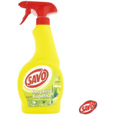 Savo koupelna tekutý čistič na vodní kámen 500 ml – Zboží Dáma