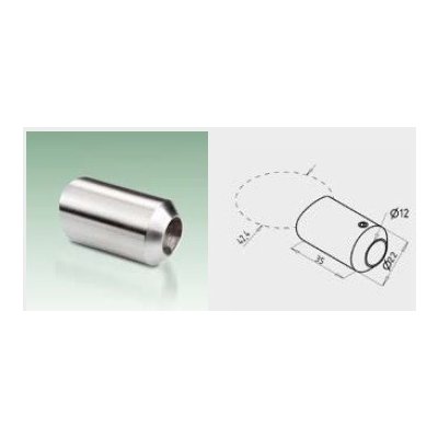 JAP Nerezová Koncovka prutů O 12 mm, AISI 304 – Zboží Mobilmania