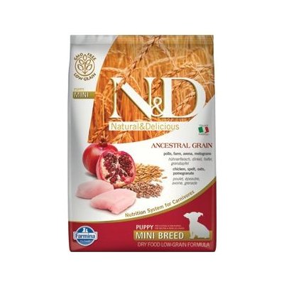 N&D Low Grain DOG Puppy Mini Chicken & Pomegranate 3 x 7 kg