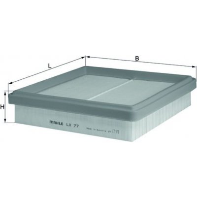 Vzduchový filtr MAHLE LX 77 – Zboží Mobilmania