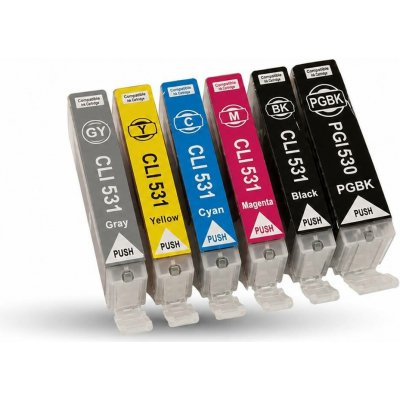 Kvalitní-tonery Canon CLI531 + PGI530 - kompatibilní – Zboží Živě
