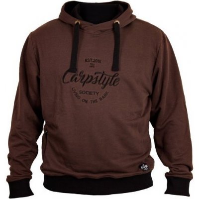 Carpstyle mikina Forest Hoodie brown – Zboží Dáma
