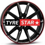 Borbet LX19 8x19 5x112 ET44 black gloss rim red | Zboží Auto