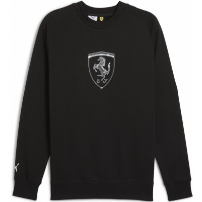 Puma FERRARI RACE BIG SHIELD CREW 63019301 černá – Sleviste.cz
