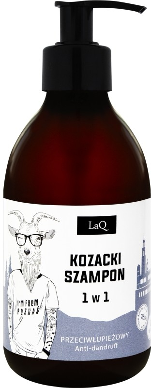 LaQ Goat From šampon proti lupům s extraktem z chmelových šišek 300 ml