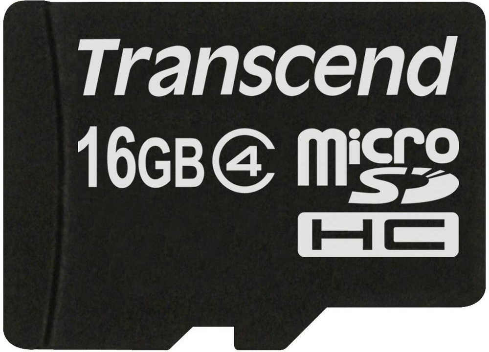 Transcend microSDHC 16 GB Class 4 TS16GUSDC4