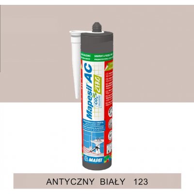 Mapesil AC 123 sanitární silikon 310 g antická bílá – Zboží Mobilmania