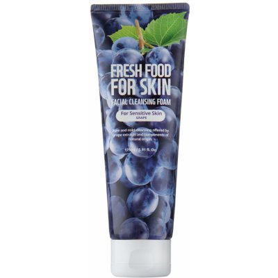 Farmskin Freshfood For Skin Cleansing Foam Grape Čisticí pěna na obličej 175 ml