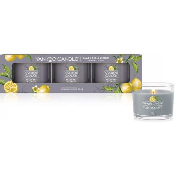 Yankee Candle Black Tea & Lemon 3 x 37 g