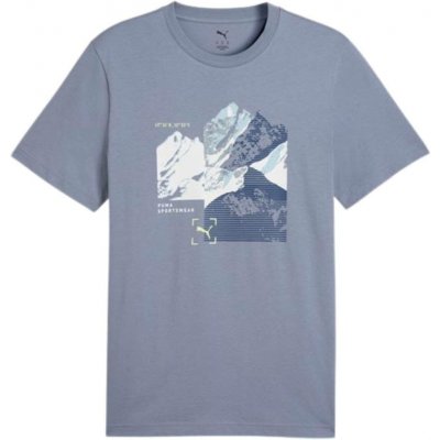 Puma Graphic Mountain Tee 69177965 gray sky – Hledejceny.cz