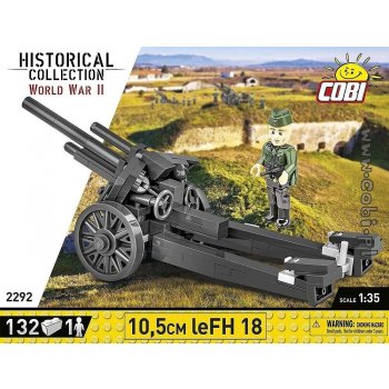 COBI 2292 World War II Německá polní houfnice leFH 18