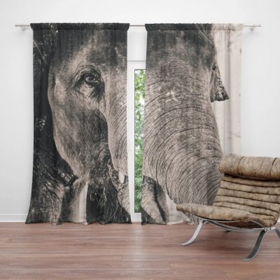 Sablio Závěs Slon: 2ks 140x250cm – Hledejceny.cz