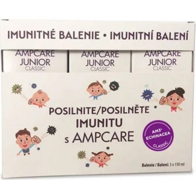 Ampcare Junior Classic imunity sirup 3 x 150 ml – Hledejceny.cz