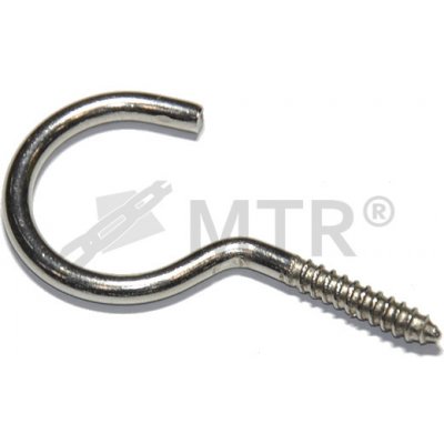 MTR Hák s vrutem nerezový Varianta: Hák s vrutem nerezový 40x3,0mm nerez A2 – Zboží Mobilmania