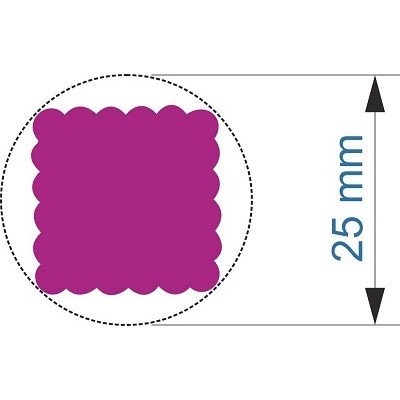 Wiler děrovačka ozdobná ozdobný čtvereček 25mm – Zboží Dáma