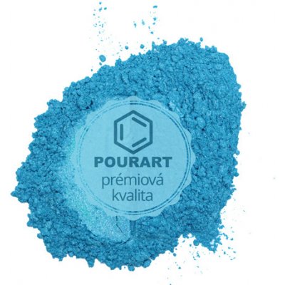 PourArt Metalický prášek DK405 Pearl Cerulean Blue 10 g – Zboží Dáma